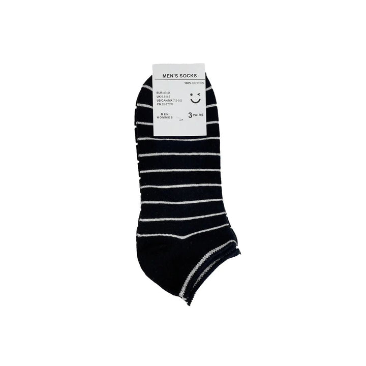 Men’s Striped Socks Fabric with Cushioned Support | WBM MART