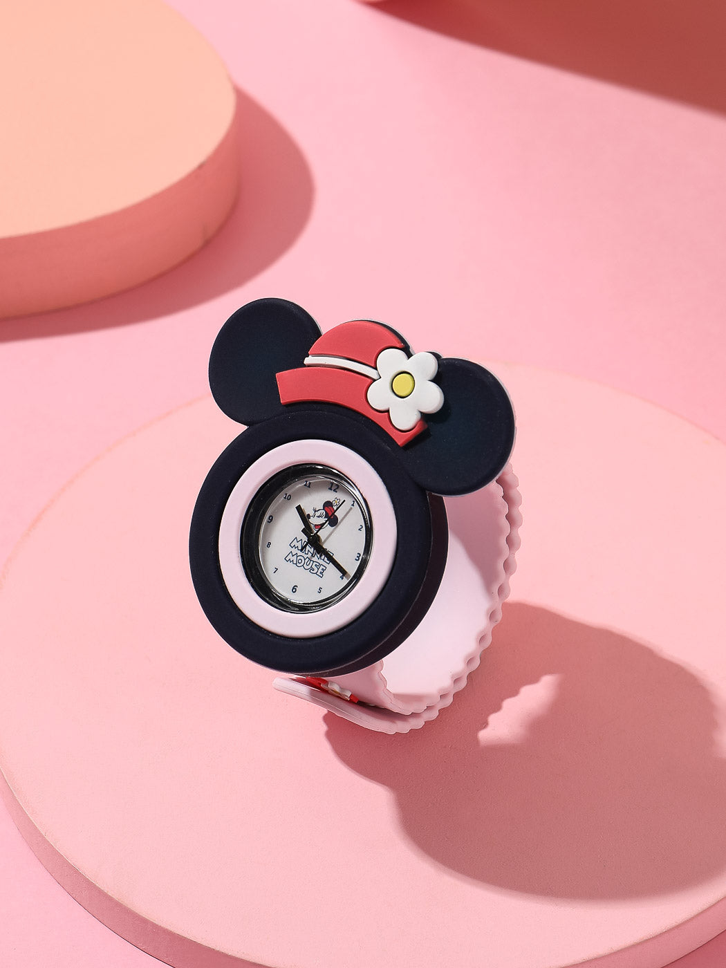 Minnie Mouse Kids Analog Watch Colorful Strap | WBM MART