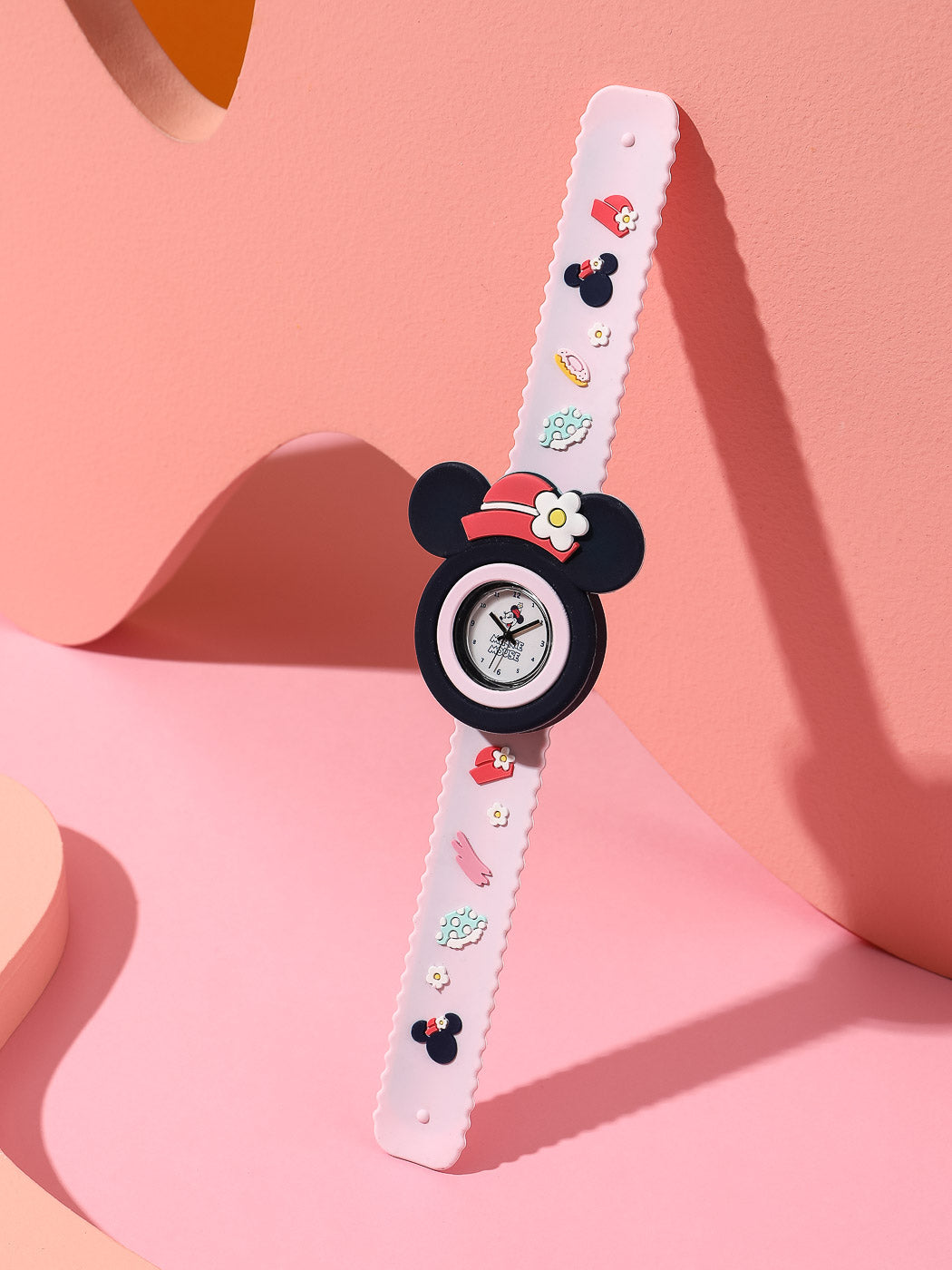 Minnie Mouse Kids Analog Watch Colorful Strap | WBM MART