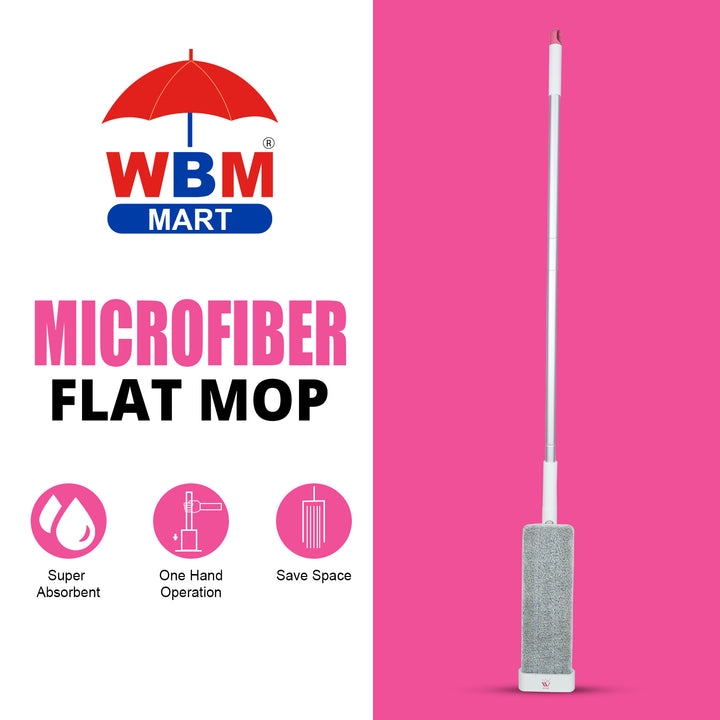 Microfiber Flat Mop | WBM Home