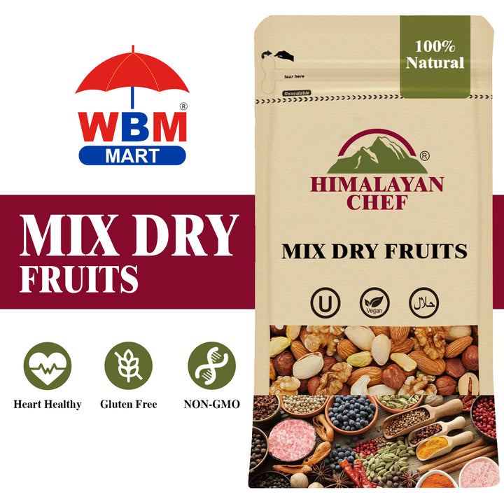 Mix Dry Fruits - 0.2 lbs (100g) | Himalayan Chef