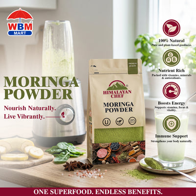 Organic Moringa Powder - 100g | Himalayan Chef