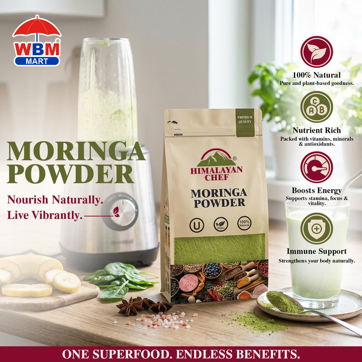 Organic Moringa Powder - 100g | Himalayan Chef