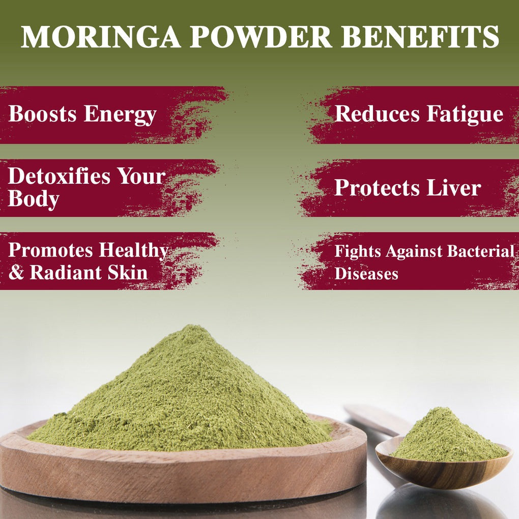 Moringa Powder Plastic Shaker- 0.33 lbs (150g) | Himalayan Chef