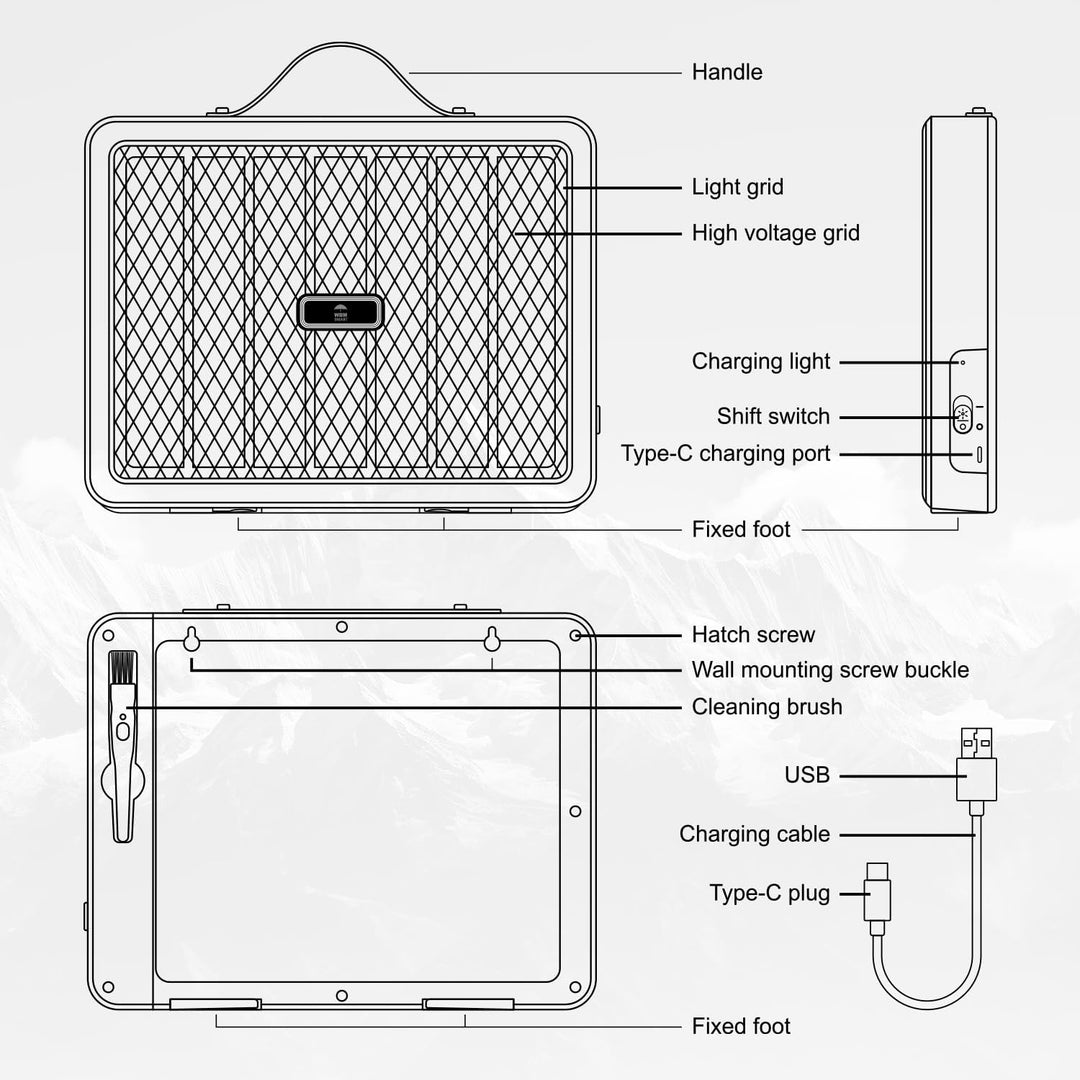 Rechargeable Bug Zapper | WBM Smart