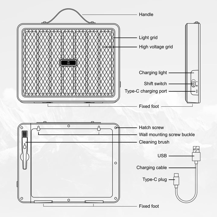 Rechargeable Bug Zapper | WBM Smart