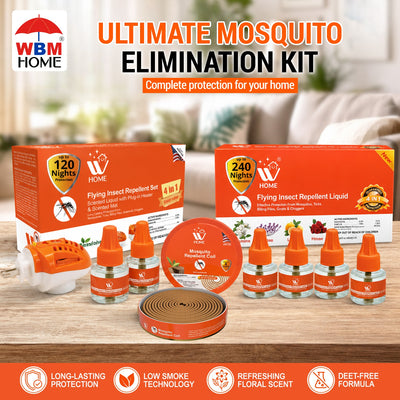 Mosquito Repellent Coil+ Repellent Machine Bundle – Complete Mosquito Killer Set | WBM Mart