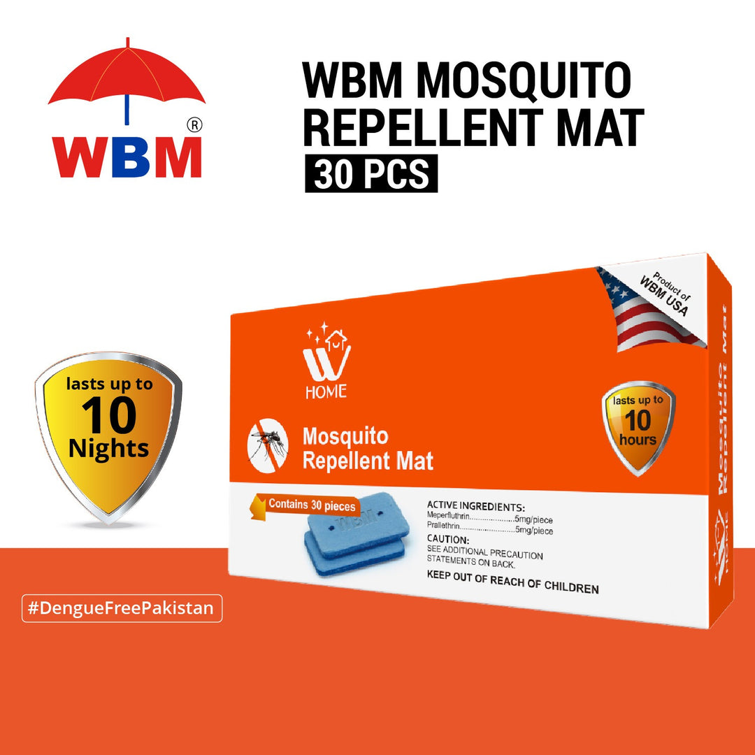 Mosquito Repellent Mat - 30 Pcs | WBM Home