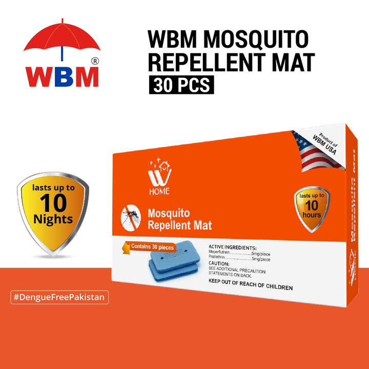 Mosquito Repellent Mat - 30 Pcs | WBM Home