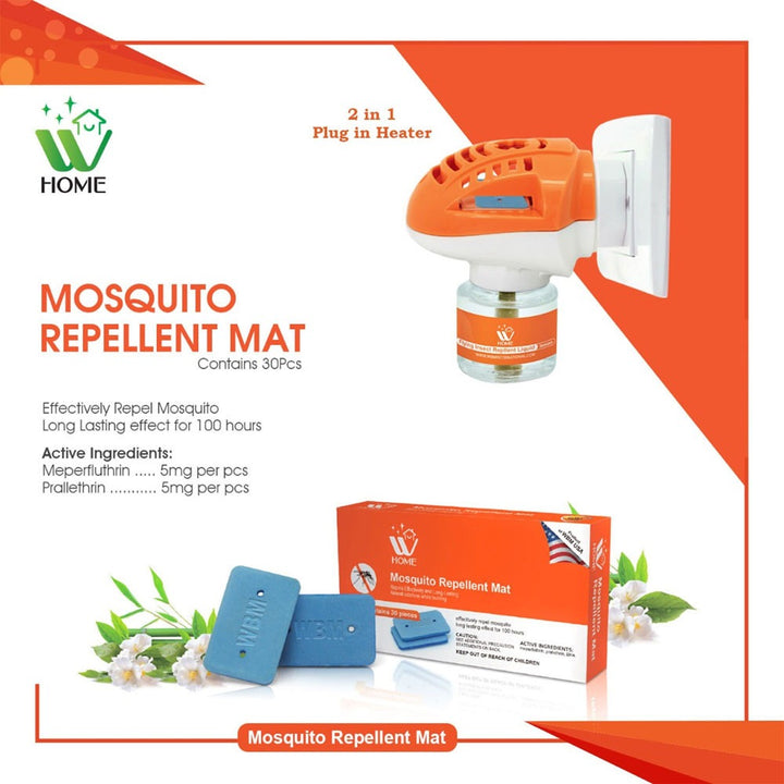 Mosquito Repellent Mat - 30 Pcs | WBM Home
