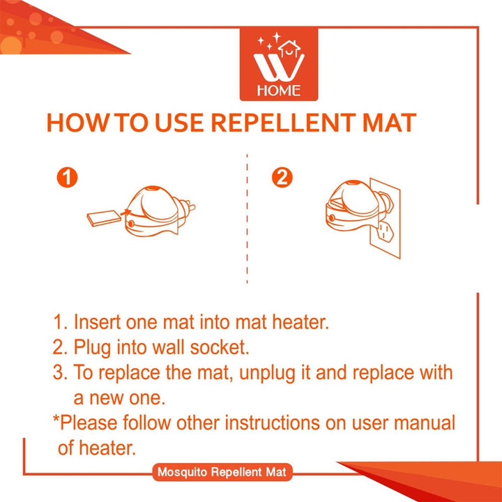 Mosquito Repellent Mat - 30 Pcs | WBM Home