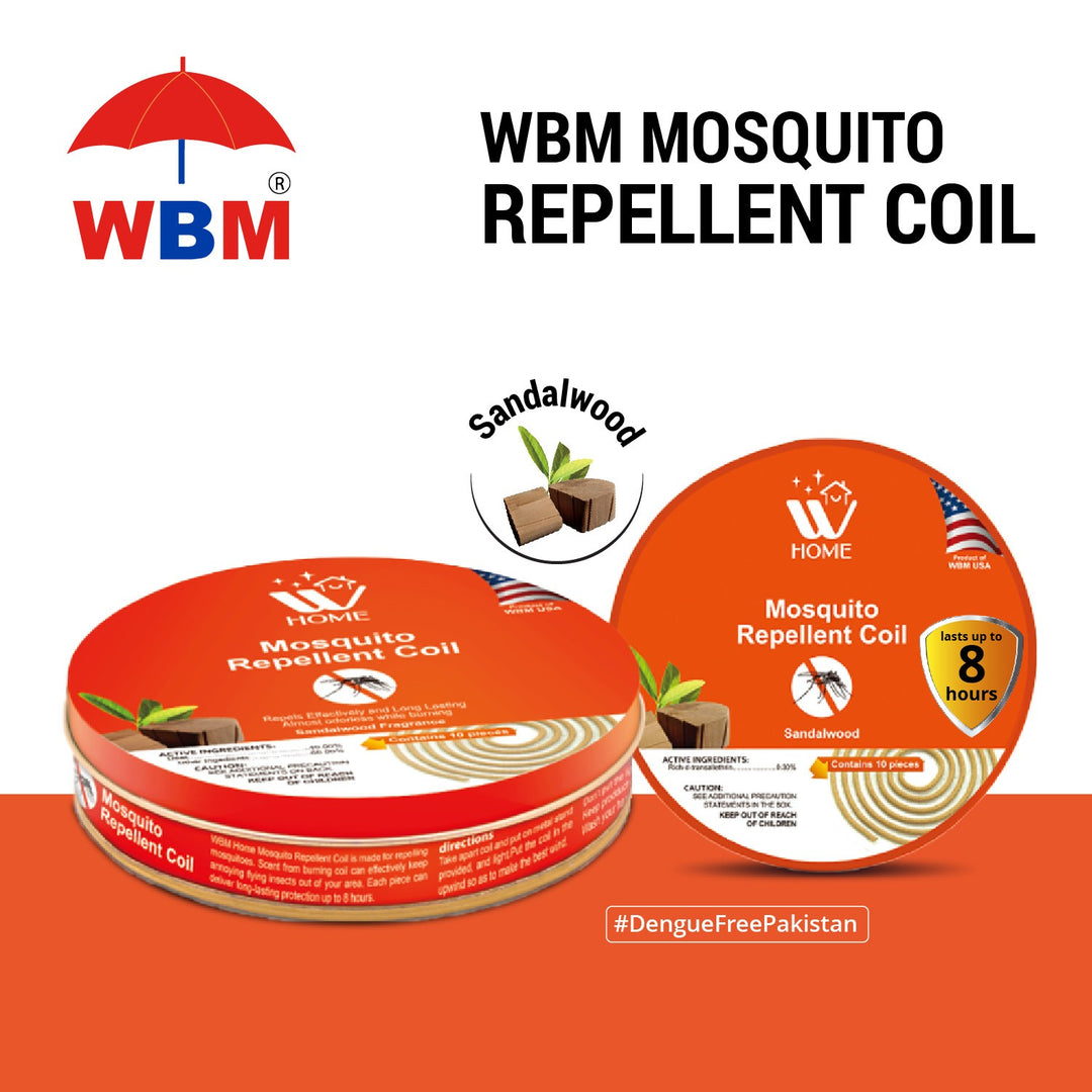 Mosquito &amp; Flying Repellent Coil | Sandalwood 93 mm | WBM Home