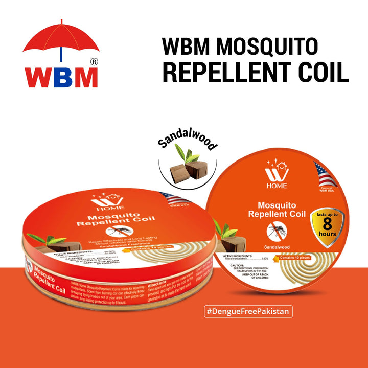 Mosquito &amp; Flying Repellent Coil | Sandalwood 93 mm | WBM Home
