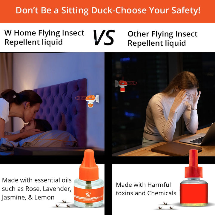 Mosquito &amp; Flying Repellent Liquid - Jasmine 45ml | WBM Home