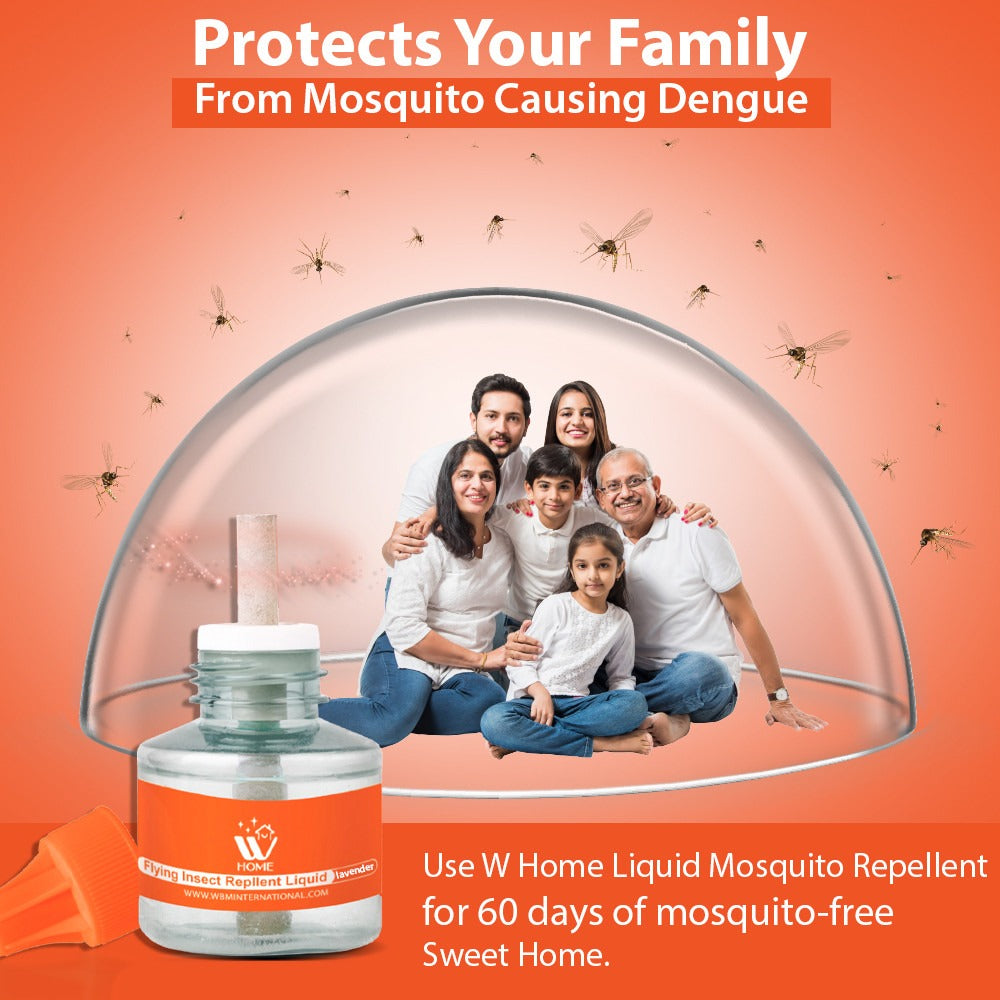 Mosquito &amp; Flying Repellent Liquid - Lavender 45ml | WBM Home