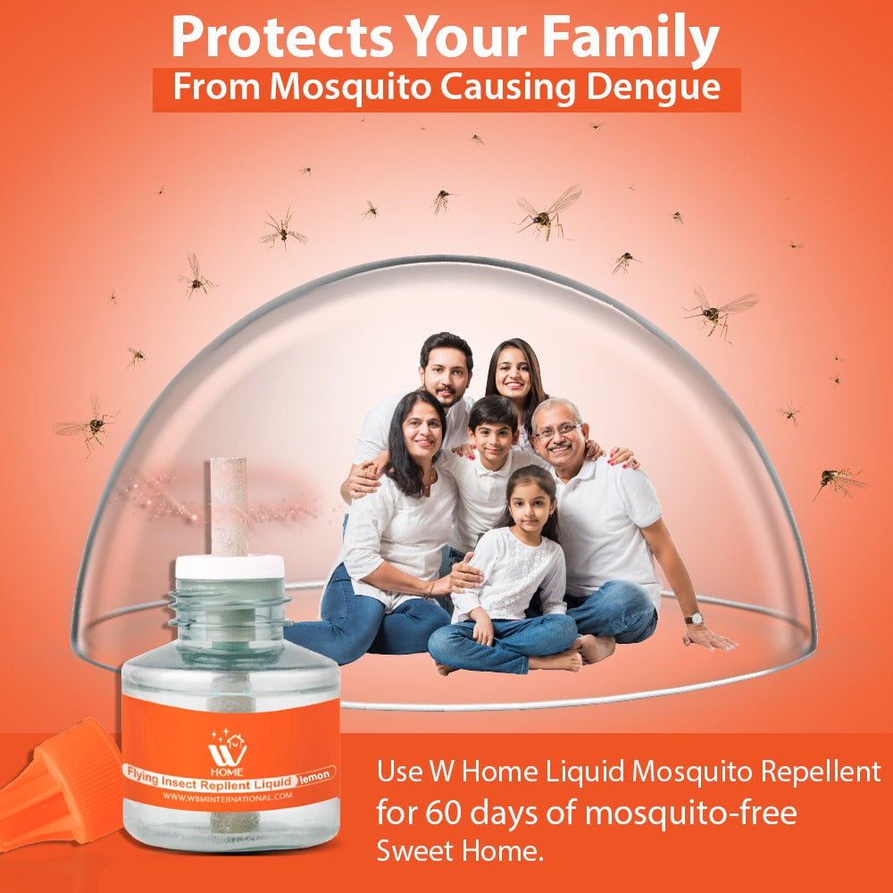 Mosquito &amp; Flying Repellent Liquid - Lemon 45ml | WBM Home