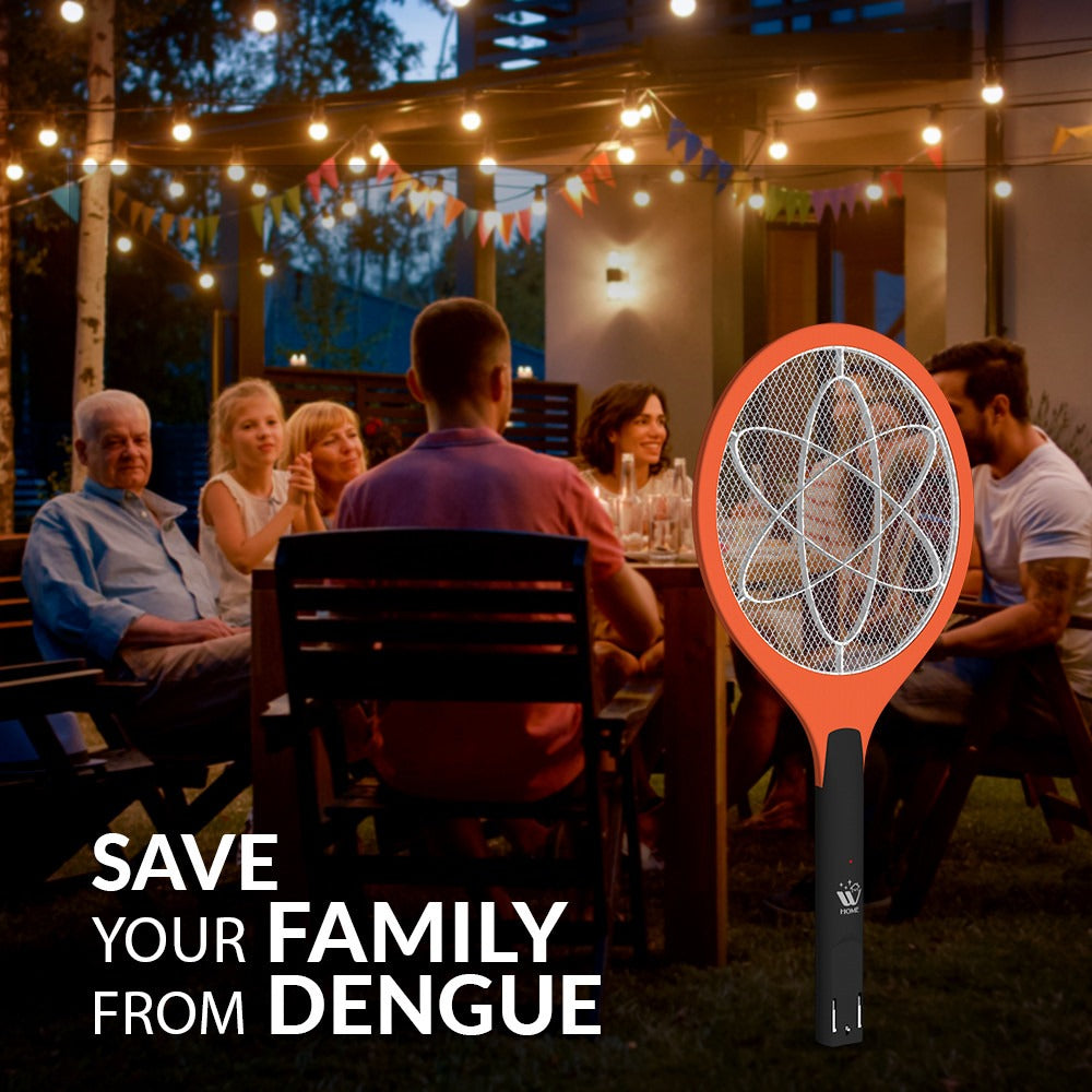 Rechargeable Mosquito Bat + Liquid Combo – Load Shedding Survival Pack | WBM Mart