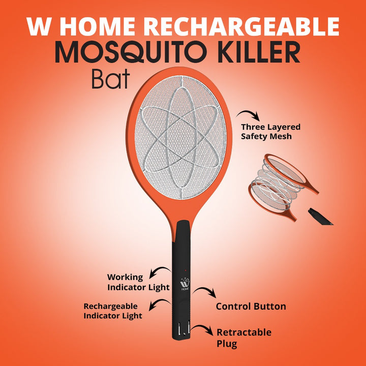 Rechargeable Mosquito Bat + Liquid Combo – Load Shedding Survival Pack | WBM Mart