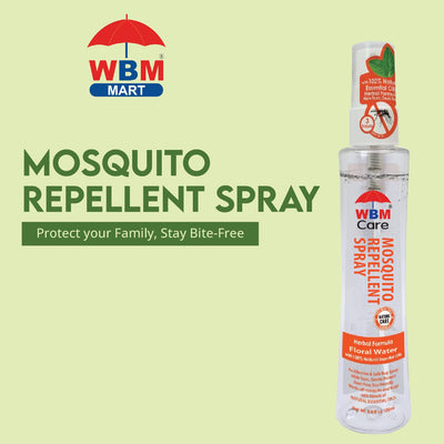 Baby Mosquito & Flying Insect Repellent Spray - 100 ml | WBM Baby Care