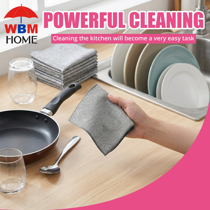 Multifunctional Non-Scratch Wire Dish Cloth - 5 Pcs | WBM Home
