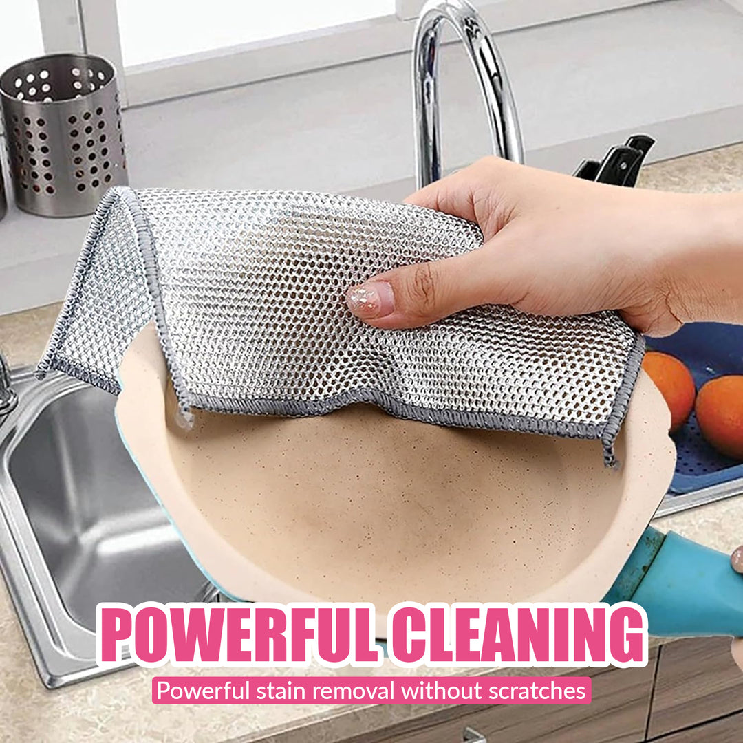 Multifunctional Non-Scratch Wire Dish Cloth - 5 Pcs | WBM Home