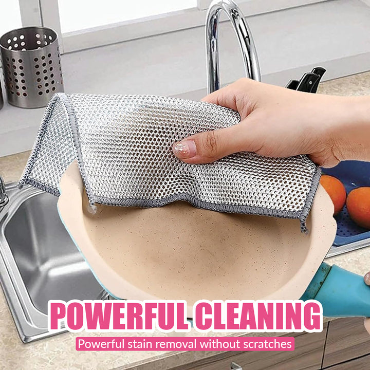 Multifunctional Non-Scratch Wire Dish Cloth - 5 Pcs | WBM Home