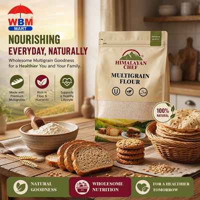 Multigrain Diet Atta - 10 lbs (4540g) | Himalayan Chef