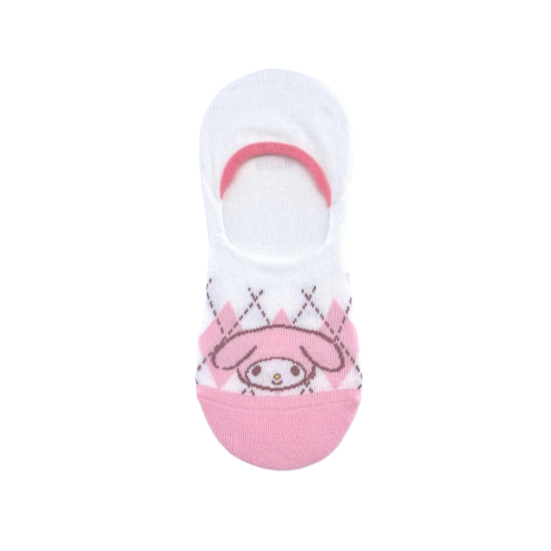 My Melody Checkered No-Show Socks | WBM MART