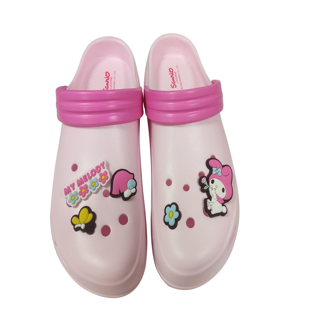 My Melody Floral Casual Clogs Lightweight Comfort Shoes Size 39–40 | WBM MART