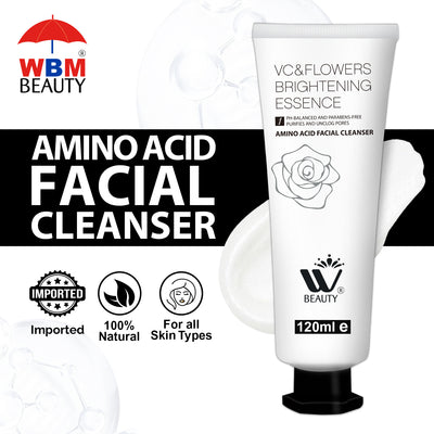 Amino Acid Facial Cleanser-120ml | WBM Beauty