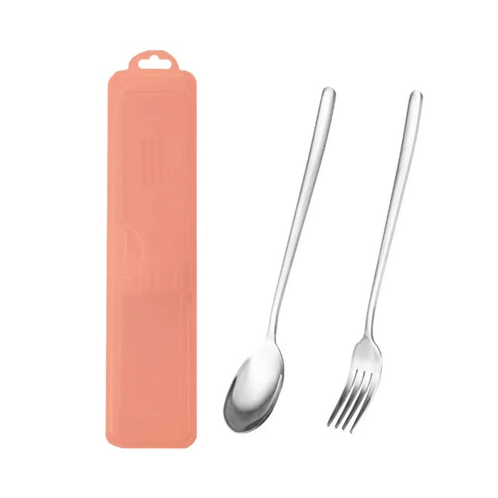 European Style Portable Flatware (Orange) | WBM MART