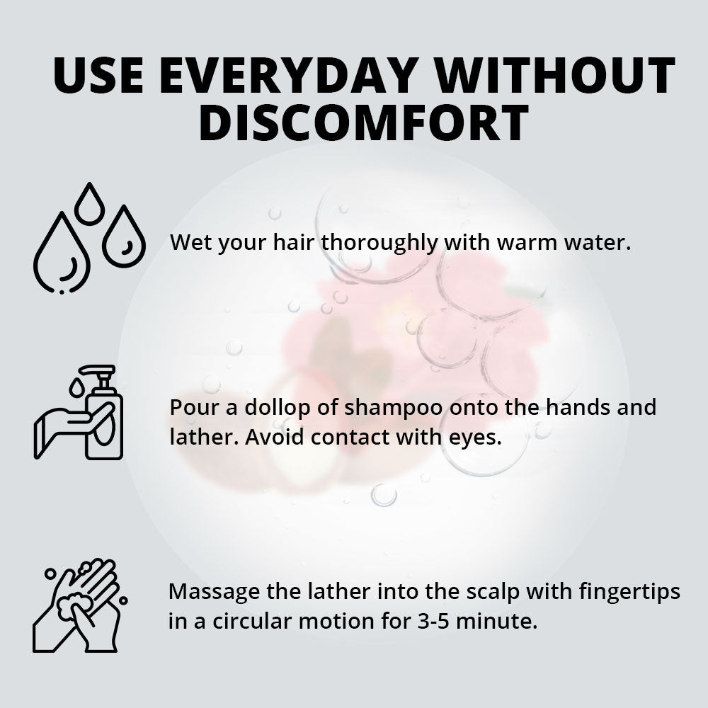 Restores Damaged Hair Shampoo with Moroccan &amp; Camellia - 500ml | WBM Care