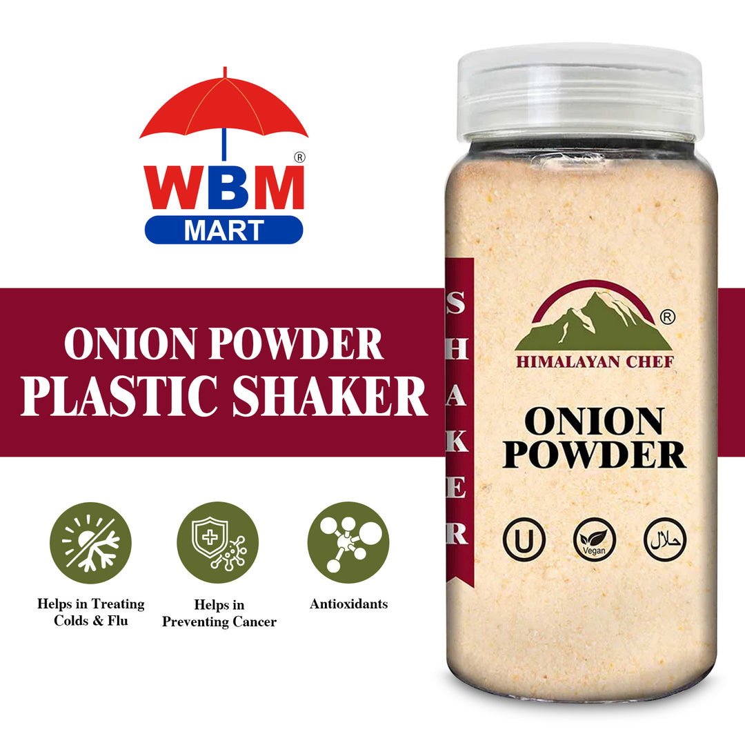 Onion Powder Plastic Shaker - 0.4 lbs (180g) | Himalayan Chef