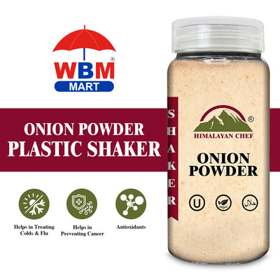 Onion Powder Plastic Shaker - 0.4 lbs (180g) | Himalayan Chef