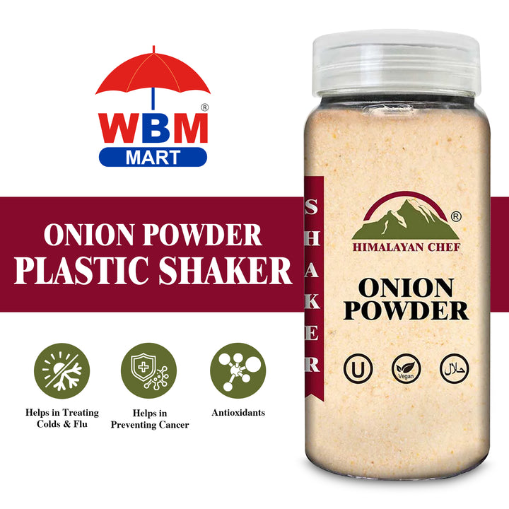 Onion Powder Plastic Shaker - 0.4 lbs (180g) | Himalayan Chef