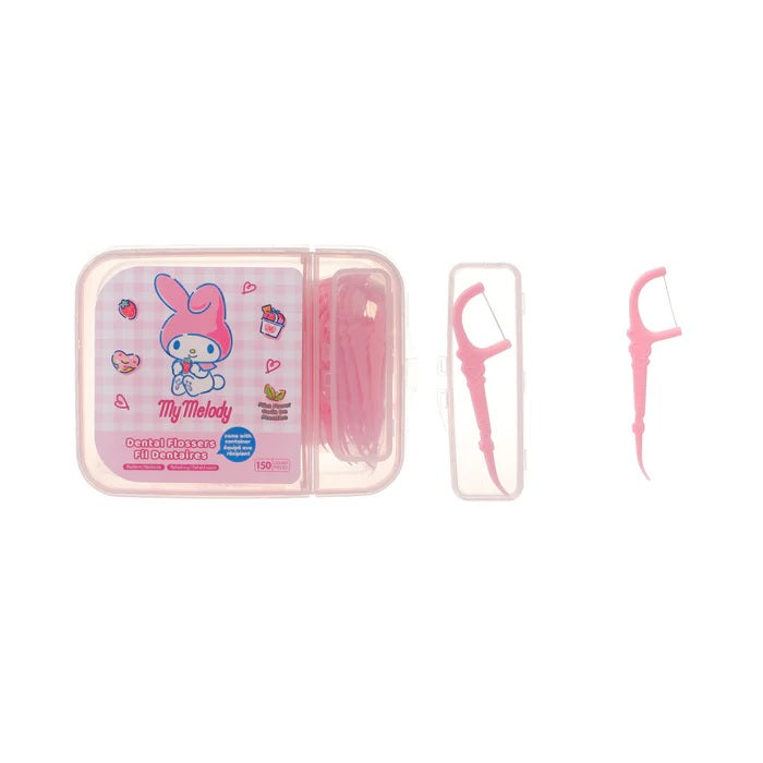 My Melody Extra Fine Mint Dental Flossers – 150 Count Family Pack | WBM MART