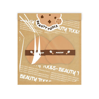 Pastry Series Double-Sided Makeup Cushion Puffs Set of 2  | WBM MART
