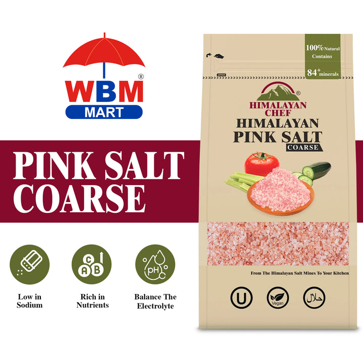 Pink Salt Coarse - 0.5 lbs ( 227g) | Himalayan Chef