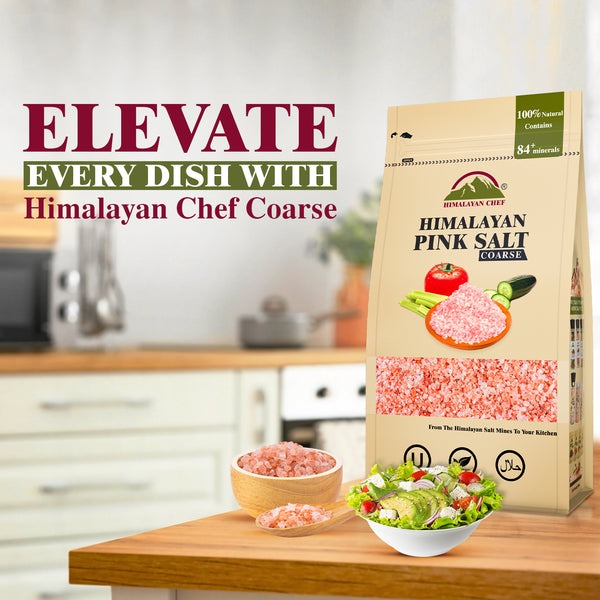 Pink Salt Coarse - 1 lbs (454g) | Himalayan Chef