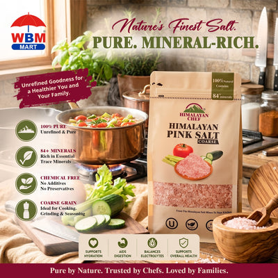 Guten Free Pink Salt Coarse - 2 lbs (908g) | Himalayan Chef