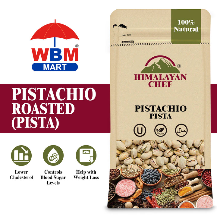 Pistachio (Pista) with Shell - 0.2 lbs (100g) | Himalayan Chef