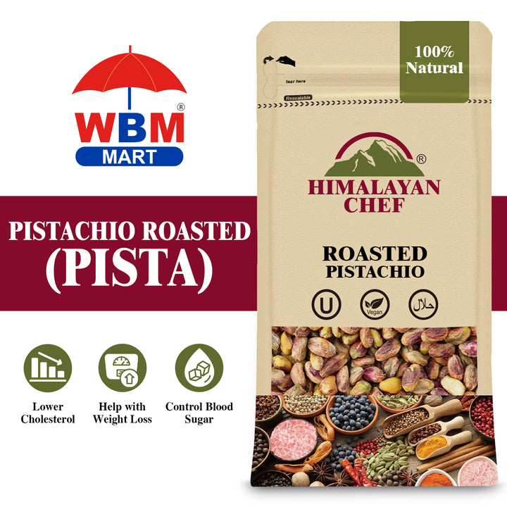 Pistachio Roasted (Pista) without Shell - 0.2 lbs (100g) | Himalayan Chef