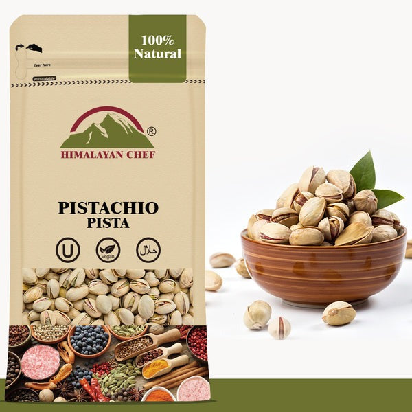 Pistachio (Pista) with Shell - 0.2 lbs (100g) | Himalayan Chef