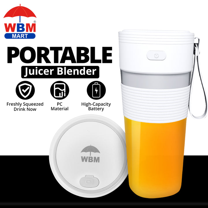 Portable Juicer Blender (1200mAh) - 300 ml | WBM Smart