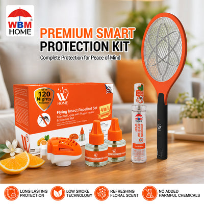 Smart Mosquito Bat + Liquid Bundle – Premium Home Protection Combo | WBM Mart