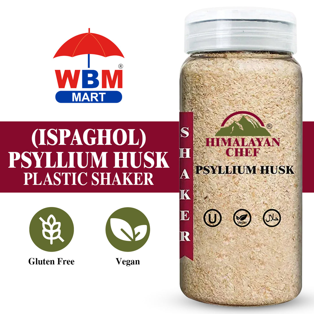 Psyllium Husk Plastic Shaker - 0.18 lbs (80g) | Himalayan Chef