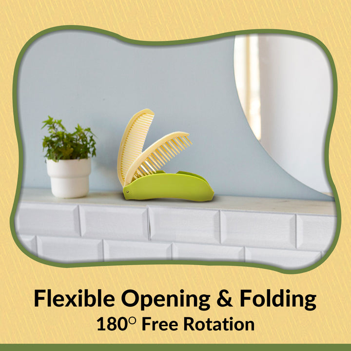 Portable Banana Hair Comb (Any Random Color) | WBM Care