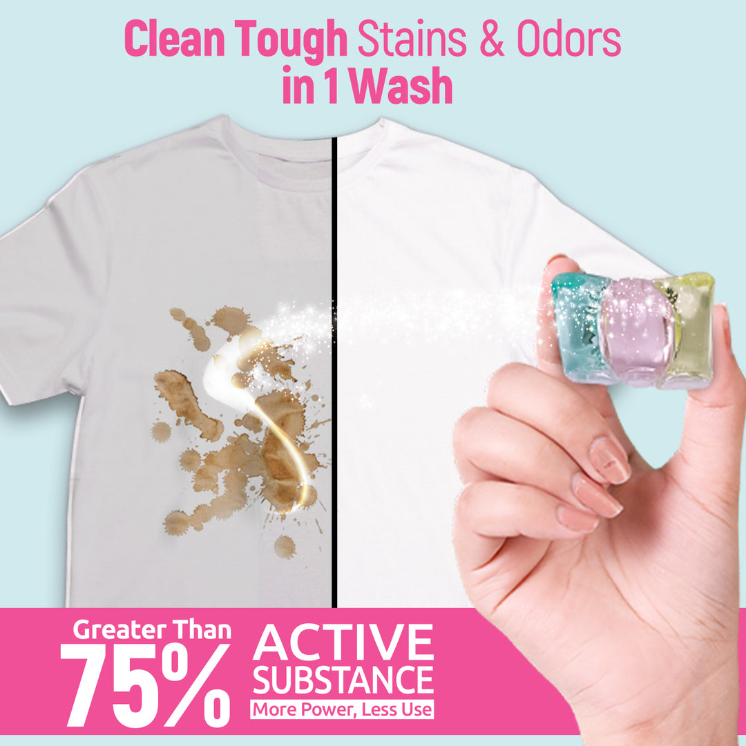 Laundry Pods (Rose) Box - 32 Pcs | WBM Home