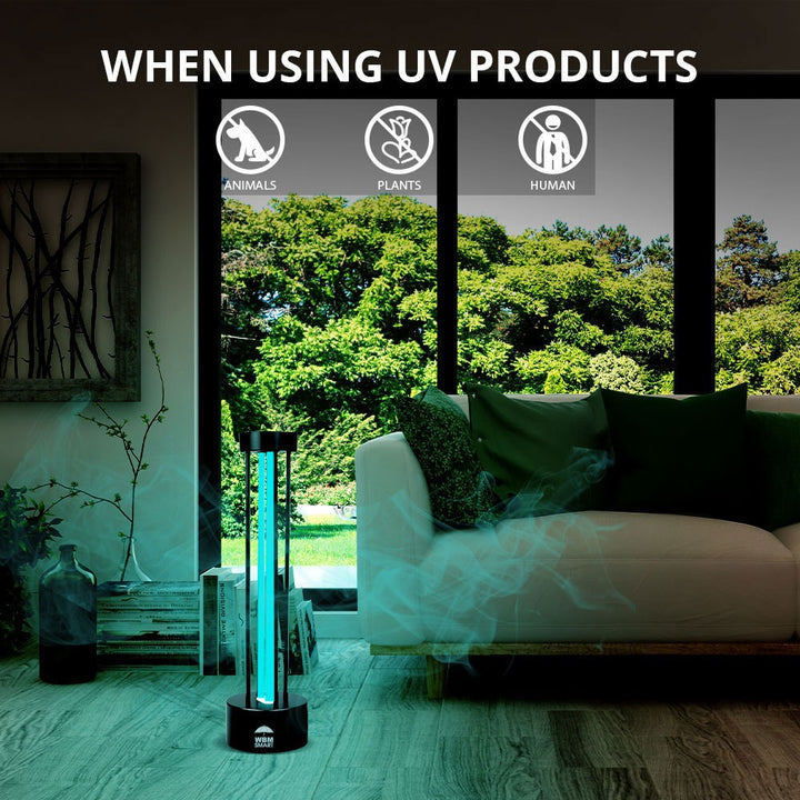 Radar &amp; Wi-Fi UV Sterilizer Light, UV-C Disinfection Lamp | WBM Smart