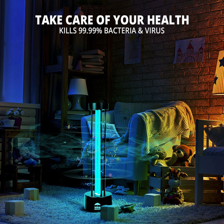Radar &amp; Wi-Fi UV Sterilizer Light, UV-C Disinfection Lamp | WBM Smart